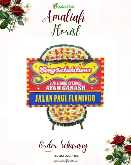Sewa Papan Bunga Regunung